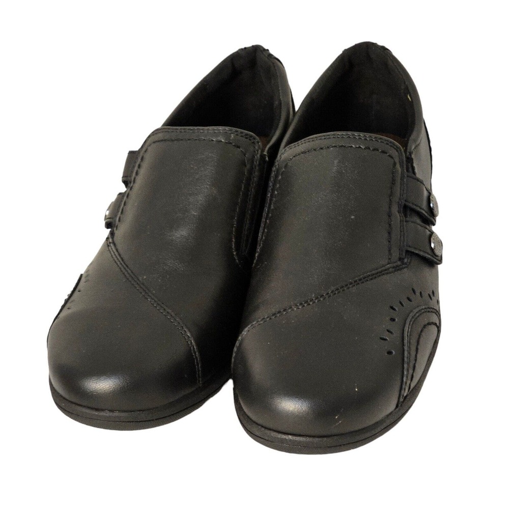 Rockport Works Women's Shoe Size( 6)/8 Black Daisey Safety Toe Slip-On RK761 New